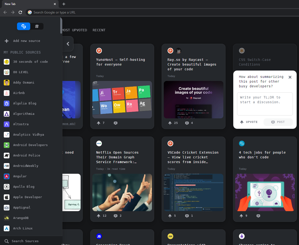 Daily.dev extension Daily.dev